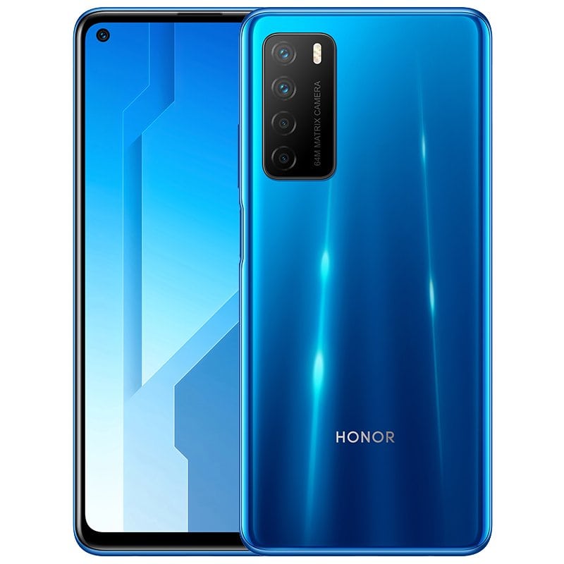 Render oficial del diseño frontal y dorsal del Huawei Honor Play 4.