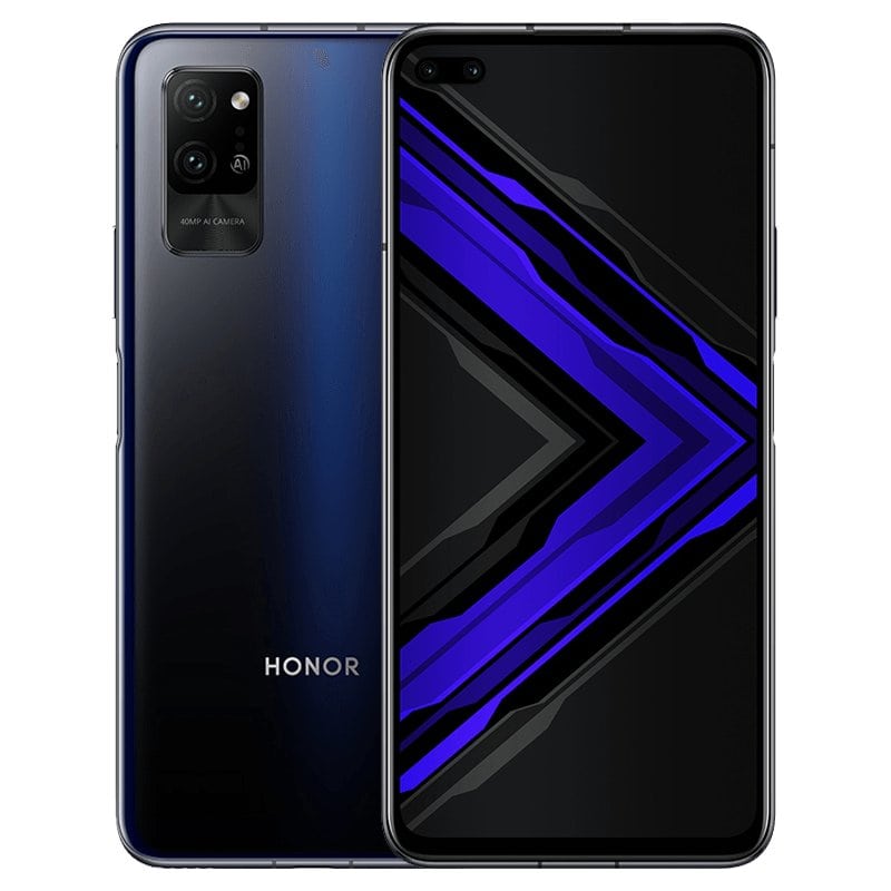 Render oficial del diseño frontal y dorsal del Huawei Honor Play 4 Pro.