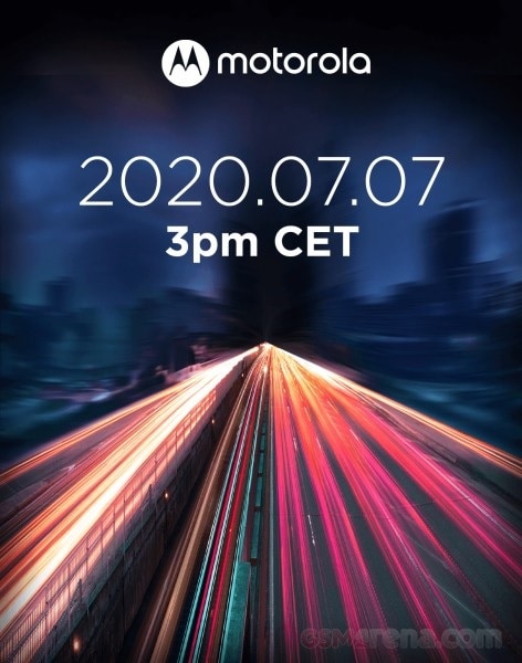 Invitación oficial al evento de presentación del Motorola Edge Lite.