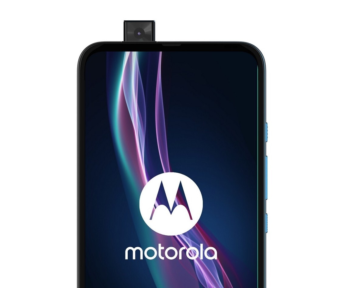 Render oficial del diseño frontal del Motorola One Fusion+.
