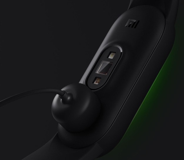 Render oficial del cargador magnético de la Xiaomi Mi Band 5.