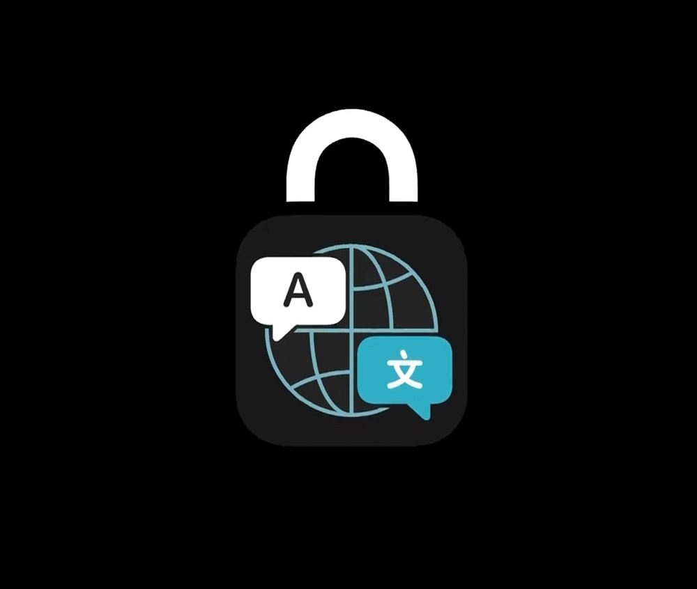 Render oficial del logo de la app Translate que llega con iOS