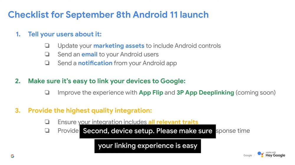 Captura de pantalla de la conferencia de Hey, Google.