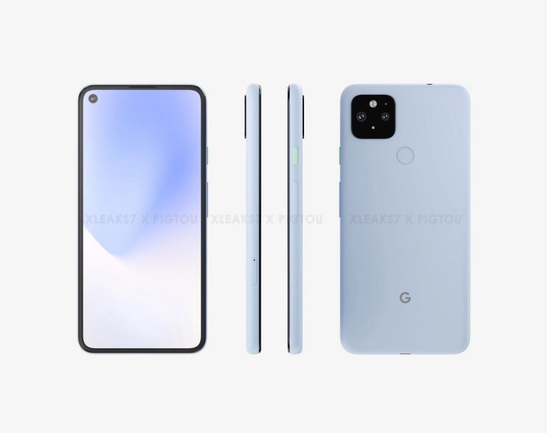 Surgen también renders 3D del Google Pixel 5 XL