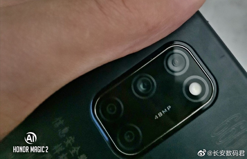 Fotografía filtrada del dorso del Huawei Honor Magic 3.