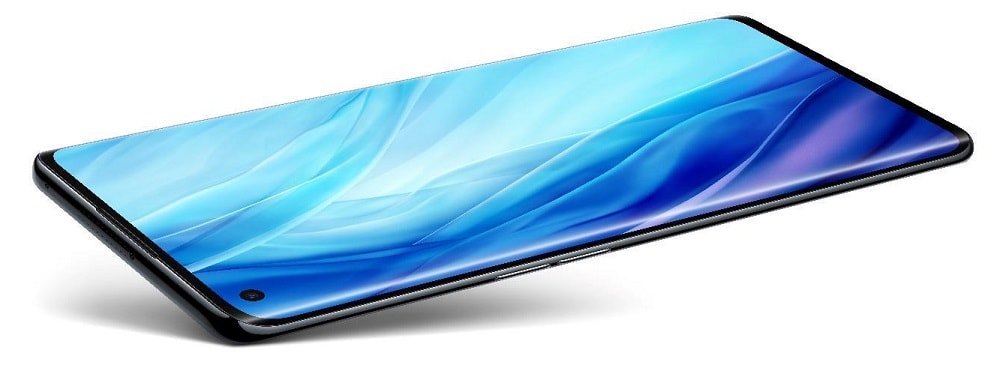 Render promocional del OPPO Reno 4 Pro 4G con pantalla AMOLED de 6,5 pulgadas.