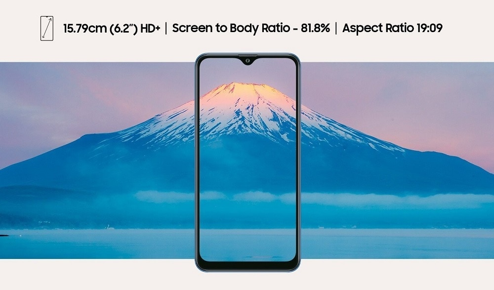 Render oficial del diseño anterior del Samsung Galaxy M01s,