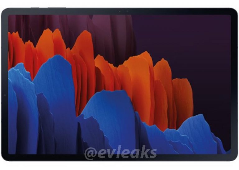 La serie Samsung Galaxy Tab S7 posa en fotos de prensa y en vivo