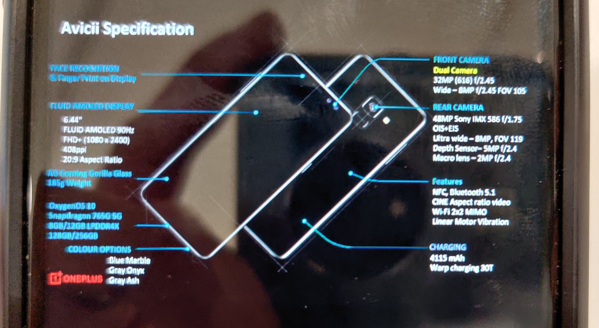 Especificacione sfiltradas del OnePlus Nord
