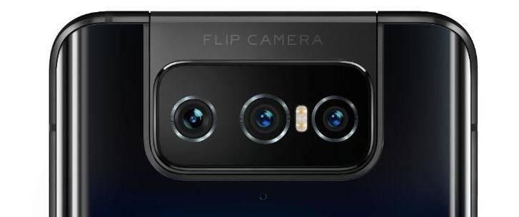 Render oficial del diseño de la cámara rotativa de los ASUS Zenfone 7.