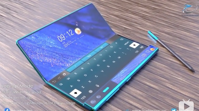 Fotografía filtrada del Huawei Mate X2 con su propio lápiz táctil inteligente.