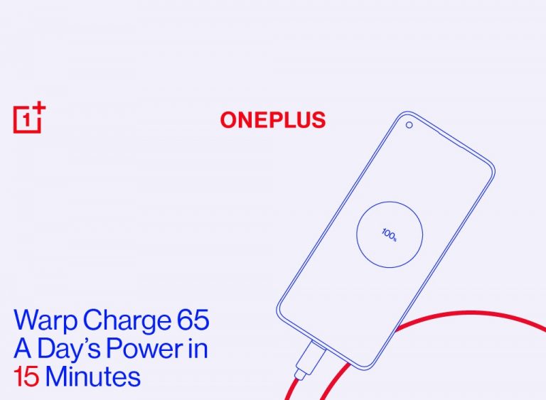 OnePlus Warp Charge 65 puede darnos un día entero de energía en 15 minutos