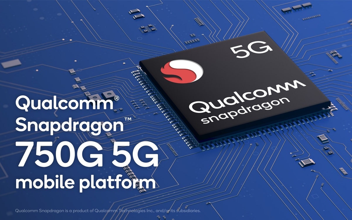 Imagen promocional del Qualcomm Snapdragon 750G.