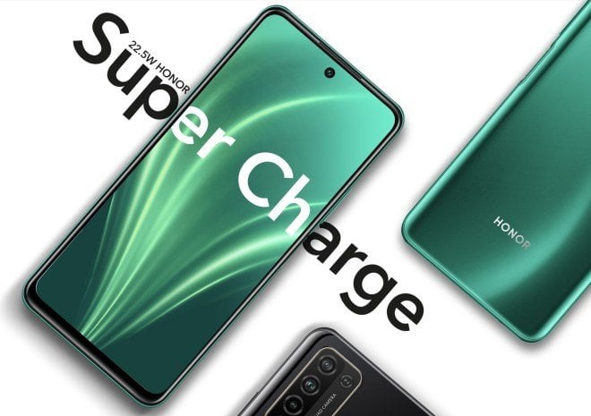 Render promocional filtrado del Huawei Honor 10X Lite.