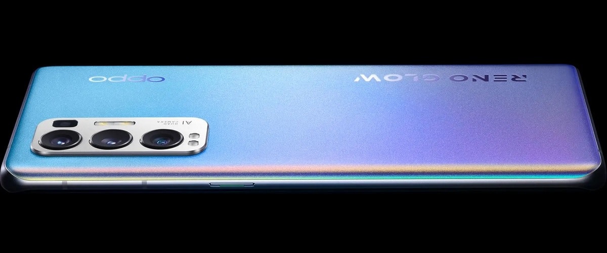 Render oficial del diseño posterior del OPPO Reno5 Pro+.