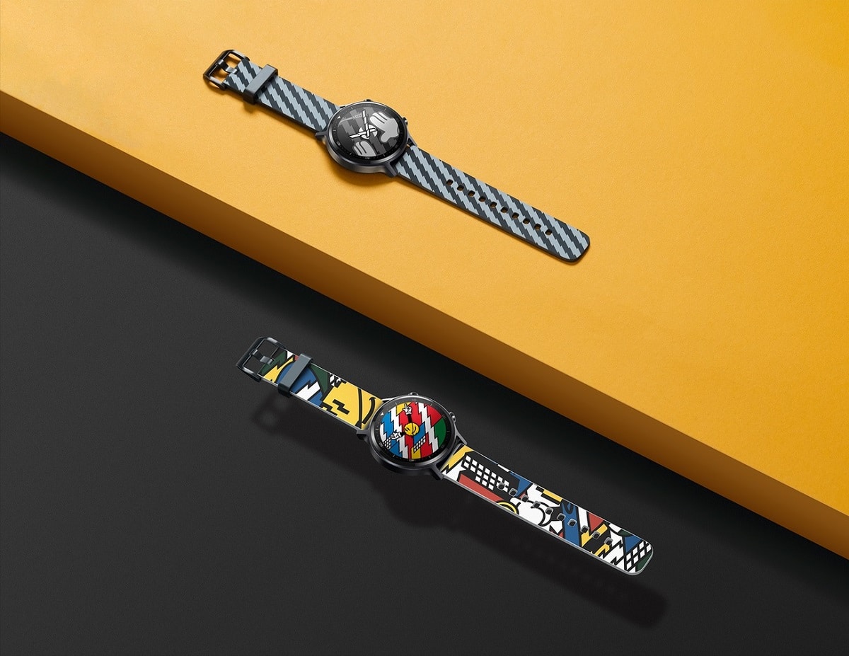 Render oficial el diseño completo del Realme Watch S Master Edition.