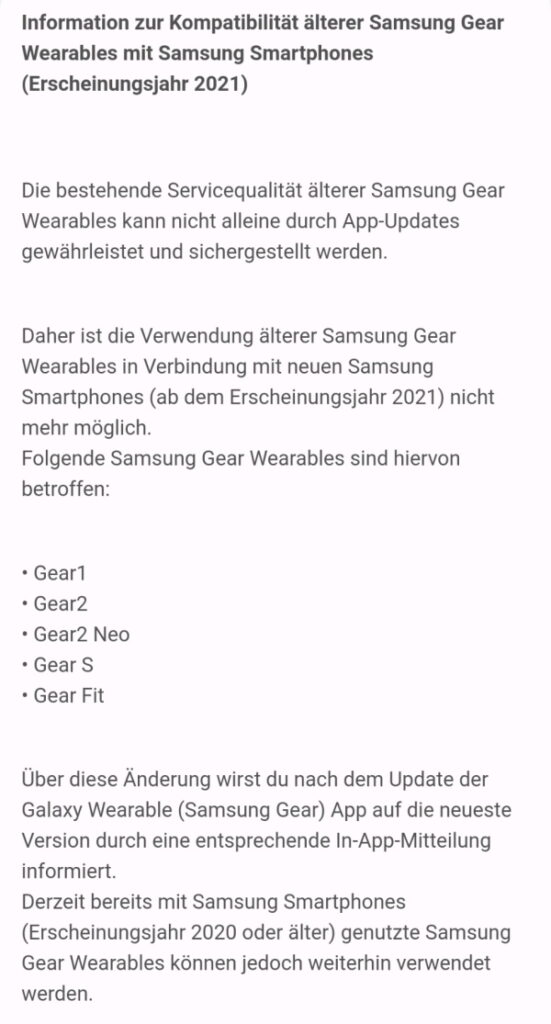 Captura de pantalla de un comunicado de Samsung Alemania en la app Samsung Members.