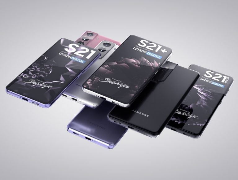 Un vistazo completo al diseño filtrado de la serie Samsung Galaxy S21