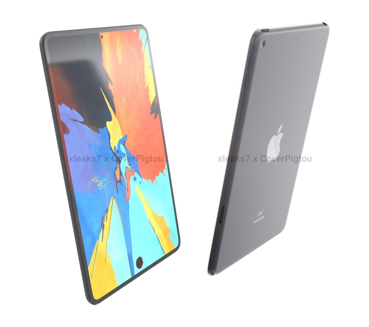 Imagen CAD publicada por Pigtou y leaks7 de la Apple iPad Mini 6.