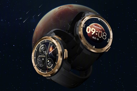 Render promocional del diseño frontal del Honor Watch GS Pro Mysterious Starry Ski Edition.