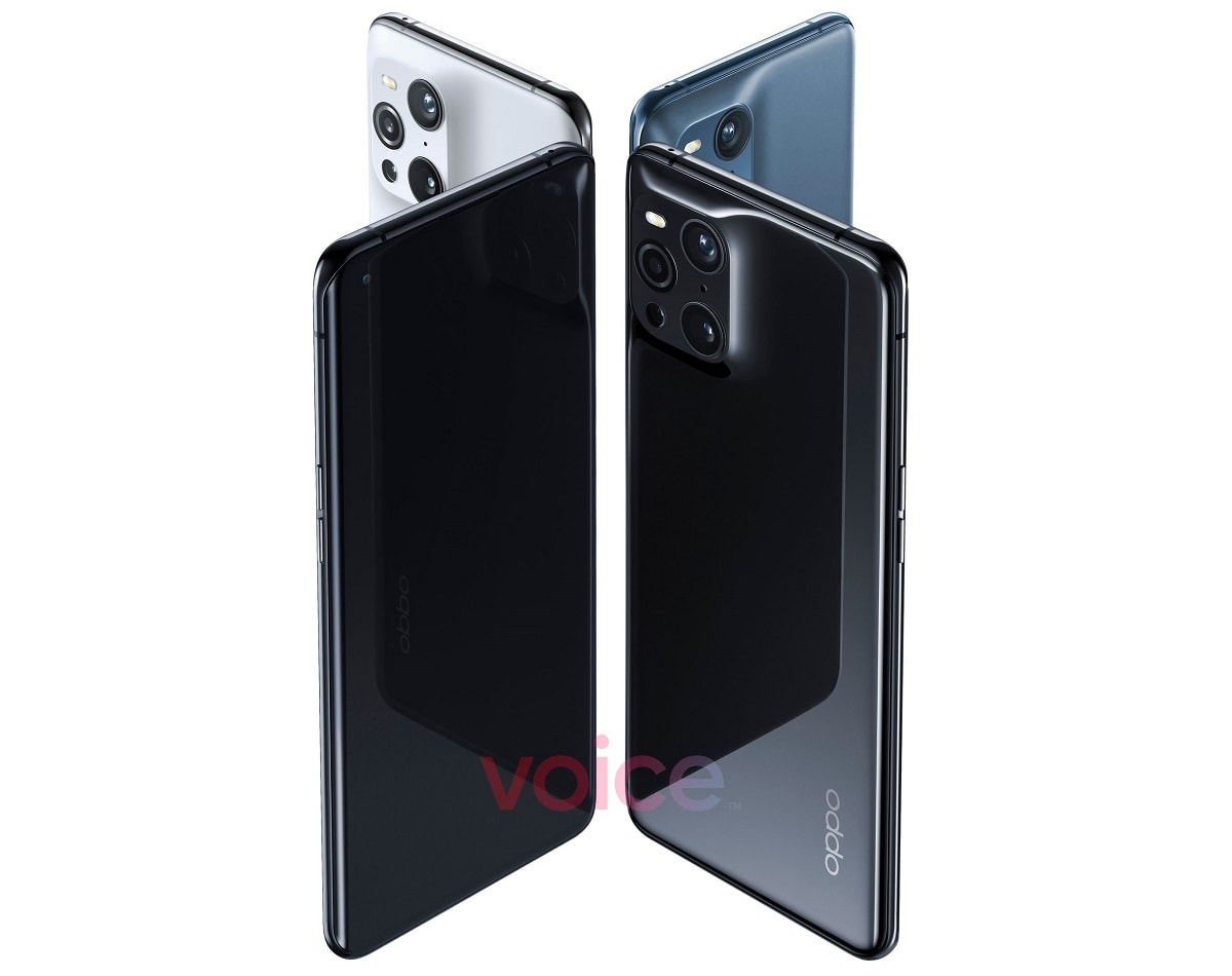 Render oficial filtrado por Evan Blass el OPPO Find X3 Pro.