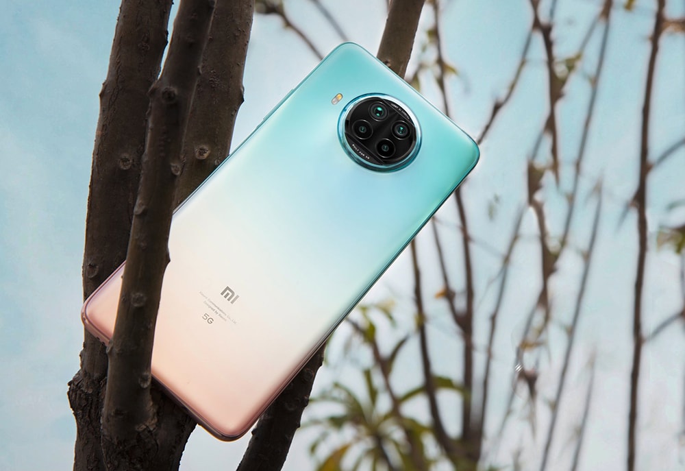 Render promocional del dorso del Xiaomi Mi 10i.