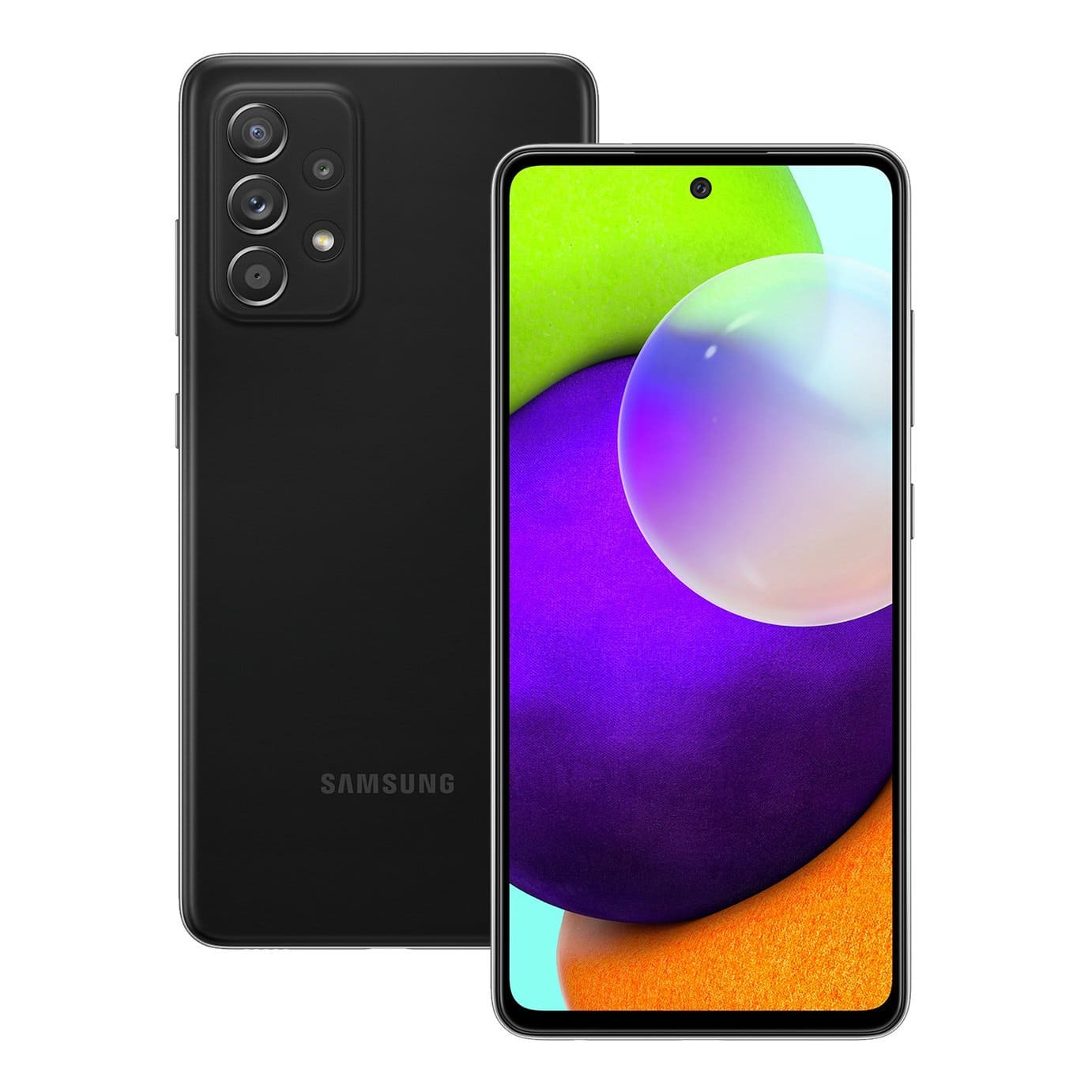 Samsung Galaxy A52: render filtrado en color negro
