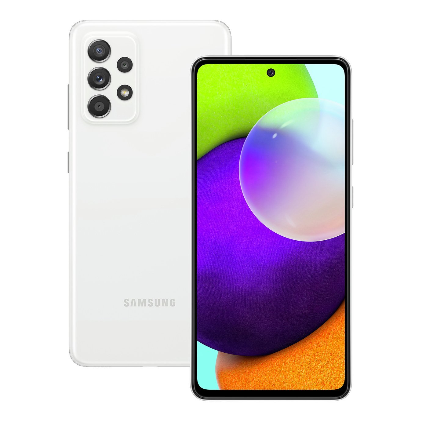 Samsung Galaxy A52: render filtrado en color blanco