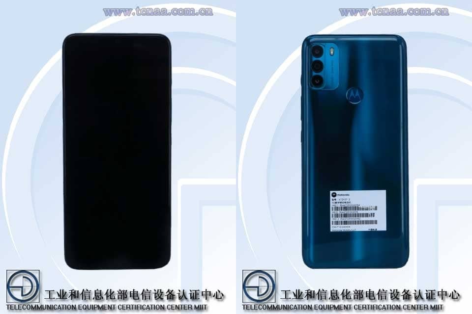 Diseño del Motorola Moto G50 confirmado por TENAA.
