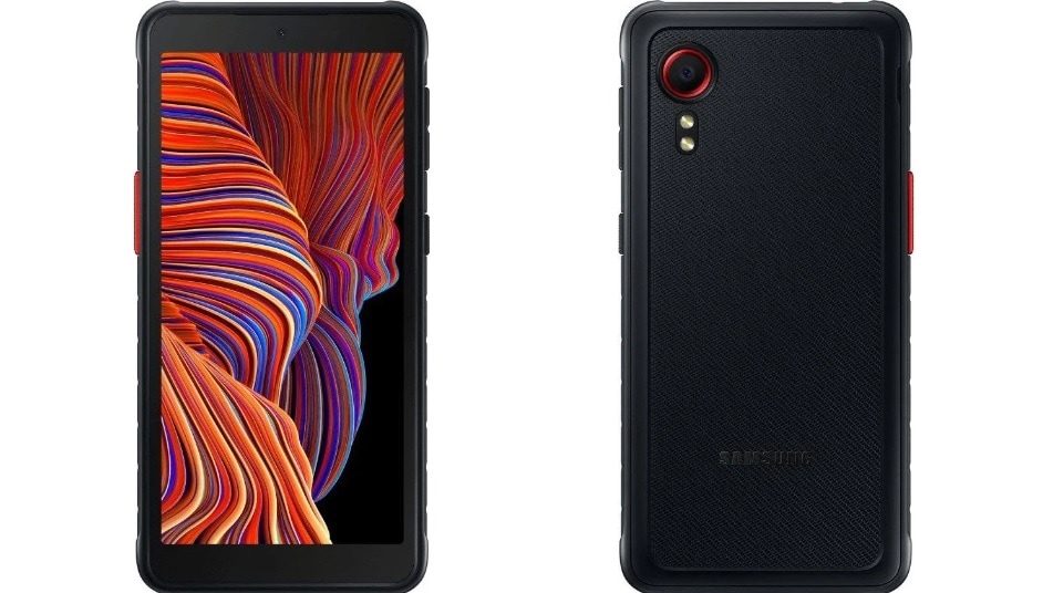 Renders filtrados del diseño frontal y dorsal del Samsung Galaxy XCover 5.