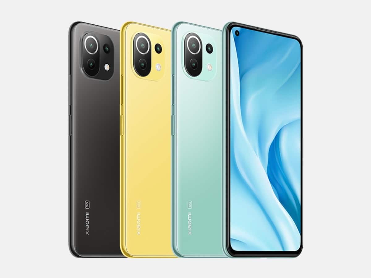 Diseño frontal y dorsal el Xiaomi Mi 11 Lite 5G.