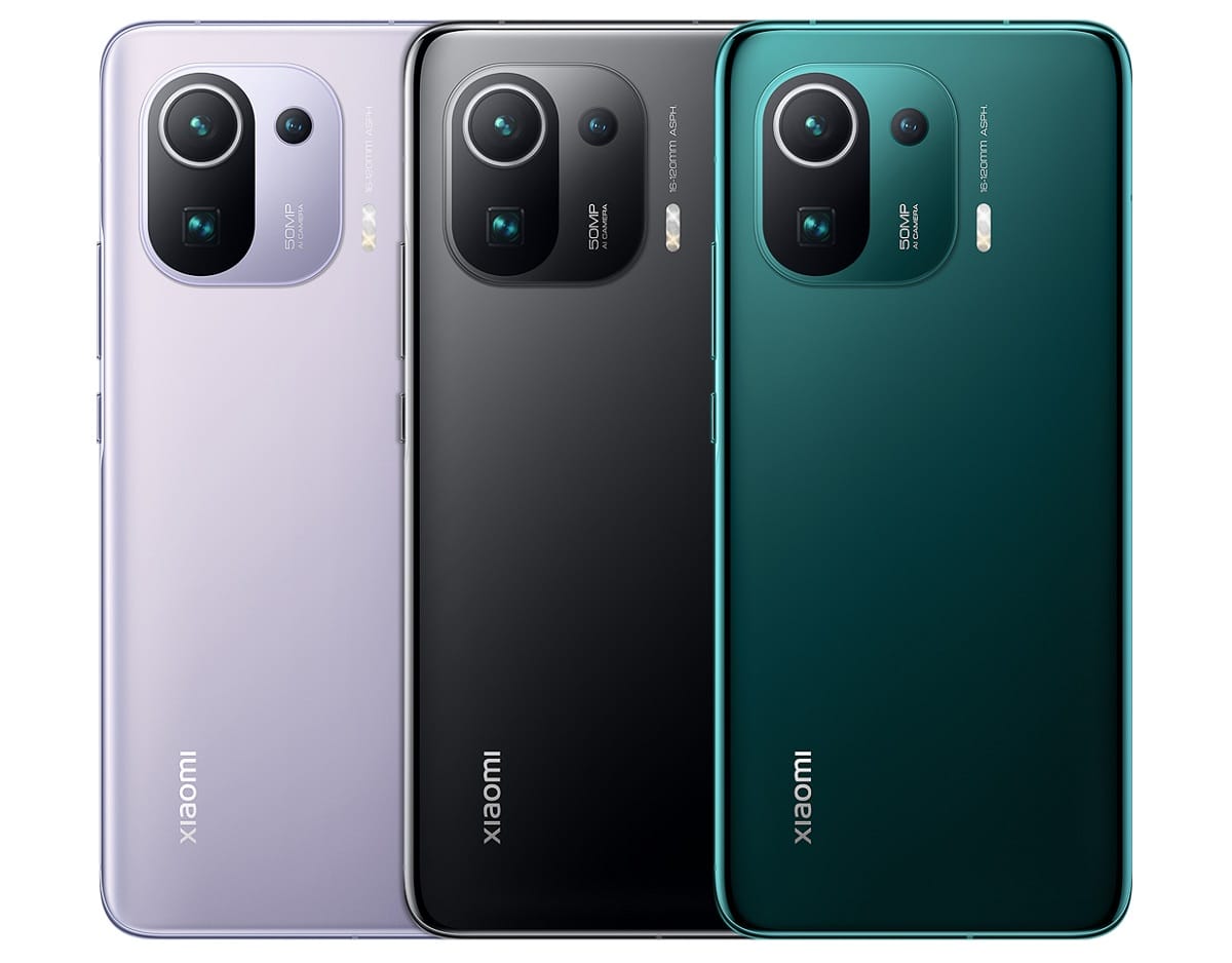 Render oficial del diseño dorsal del Xiaomi Mi 11 Pro.