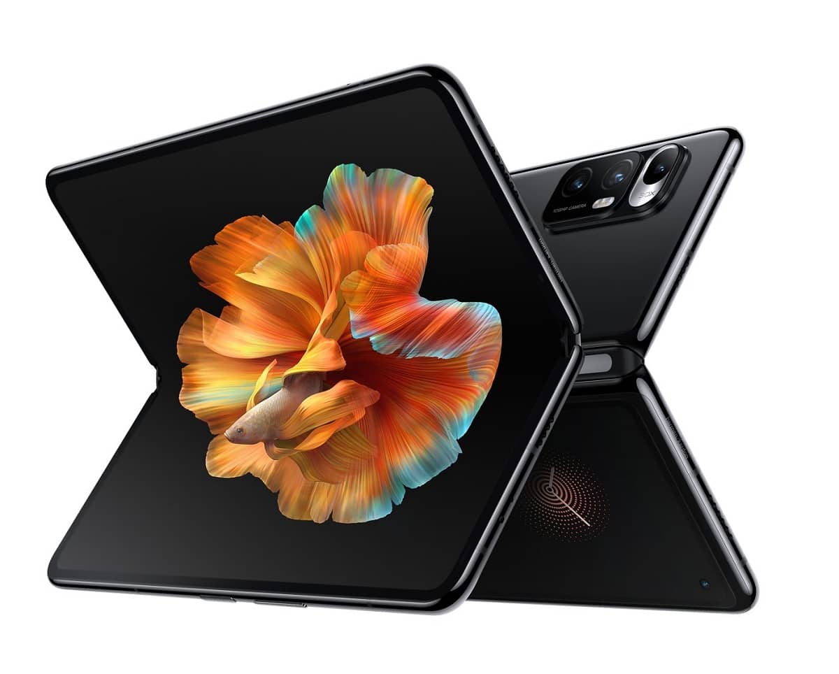 Render oficial del diseño flexible del Xiaomi Mi Mix Fold.