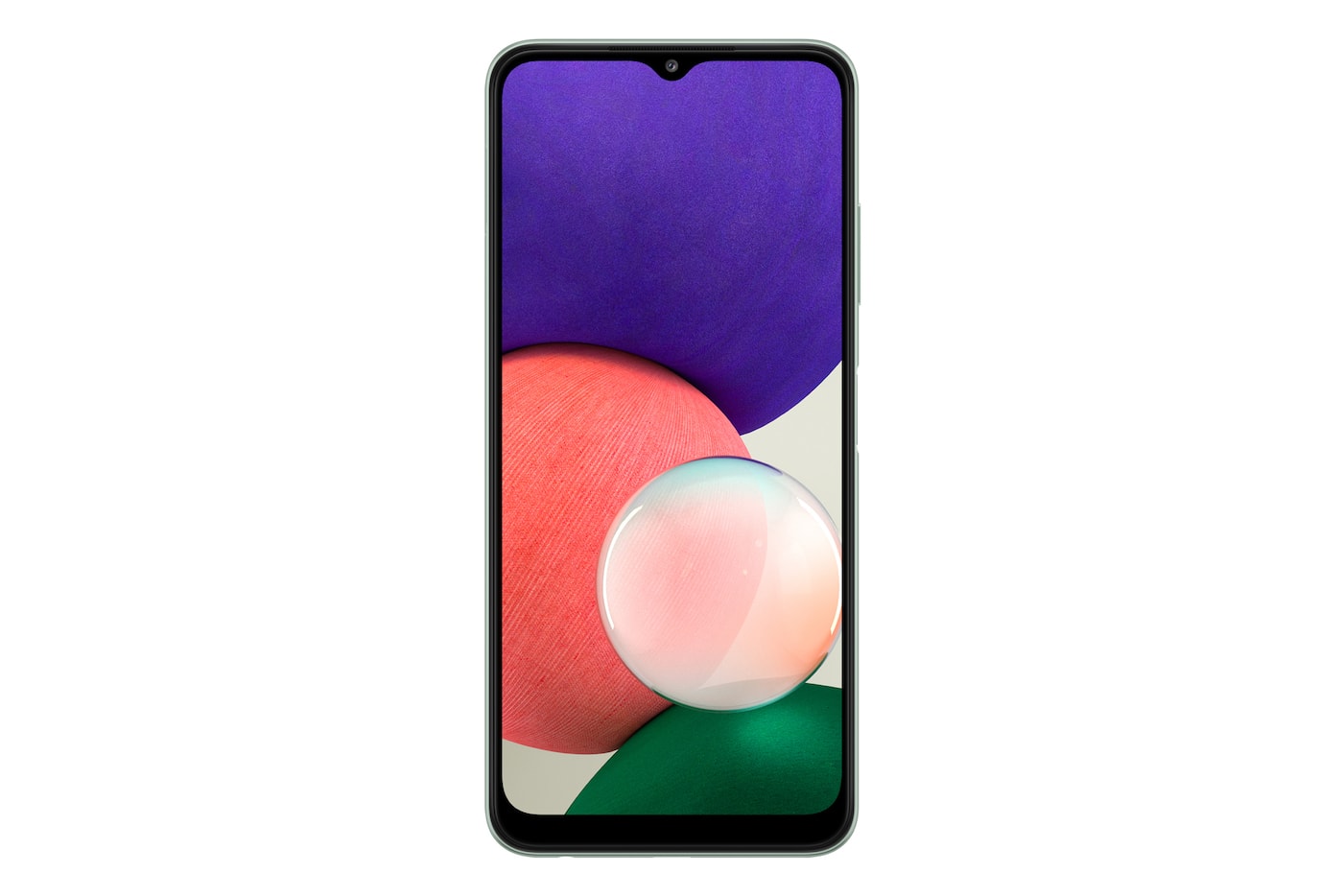 galaxy a22 5g menta frente