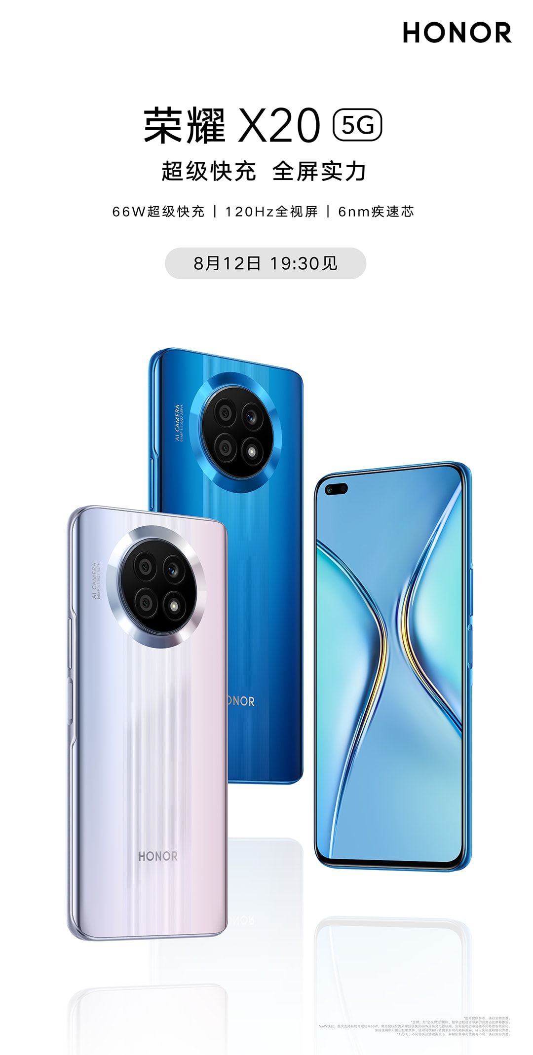 Honor X20 poster