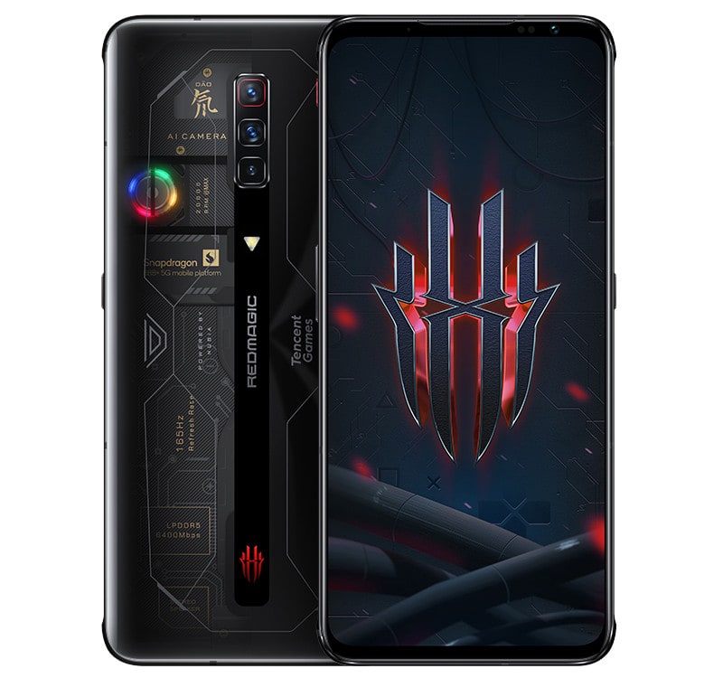 Red Magi 6S Pro en color transparente con nuevo procesador Snapdragon 888+.