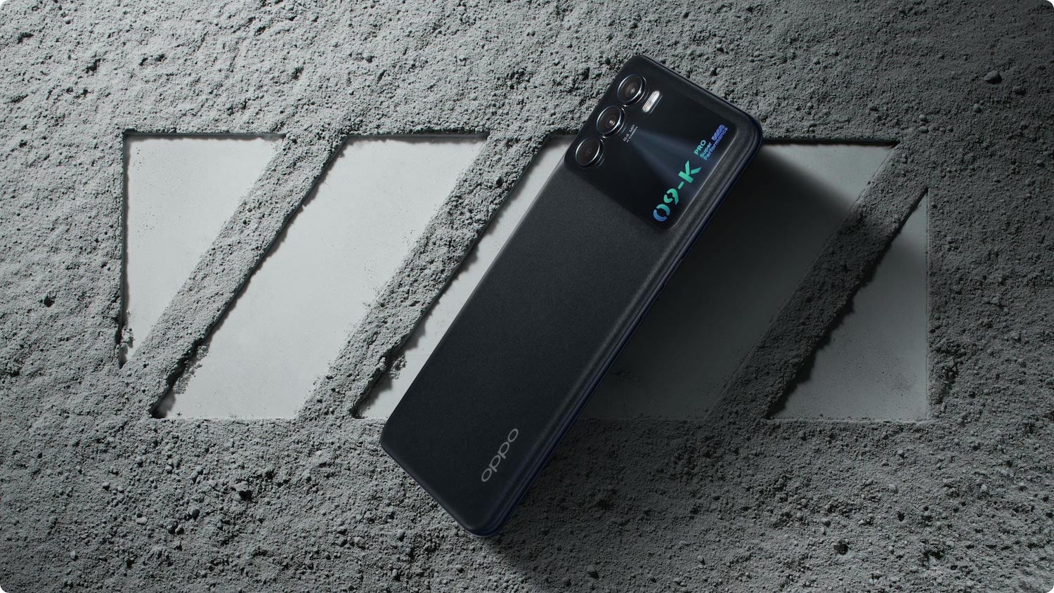 Oppo K9 Pro en color negro