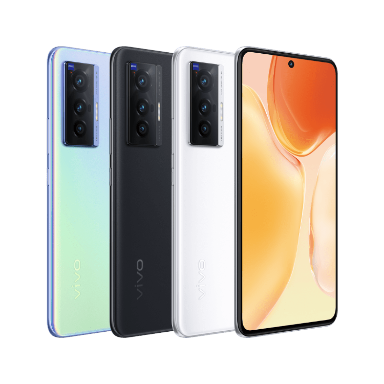 El más austero del nuevo trío de flagships llega con la misma pantalla AMOLED de 6.56 pulgadas del X70 Pro, pero esta vez es un MediaTek Dimensity 1200 el procesador, con las mismas opciones de configuración de memoria RAM y de almacenamiento.
