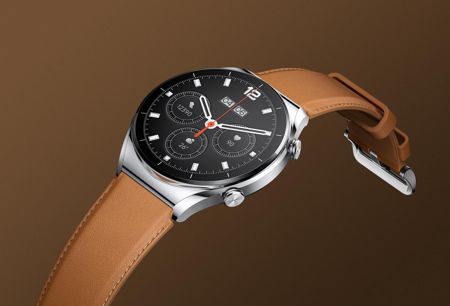 Xiaomi Watch S1 en malla de cuero
