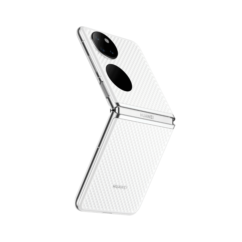 Huawei P50 Pocket blanco abierto