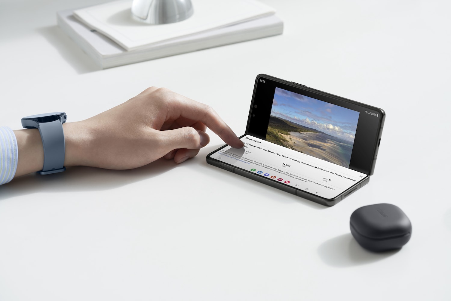 galaxy zfold4 modo flex