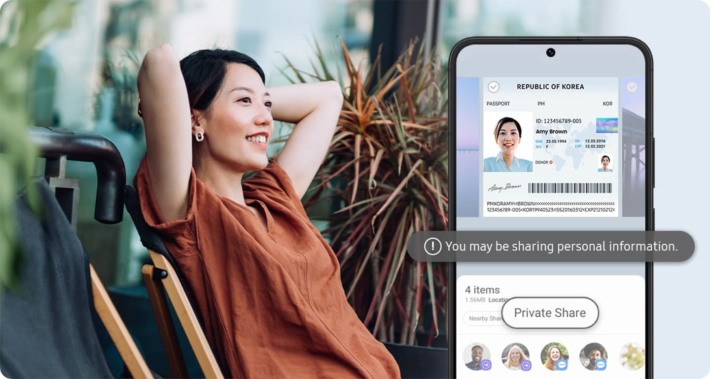 Private Share en One UI 5