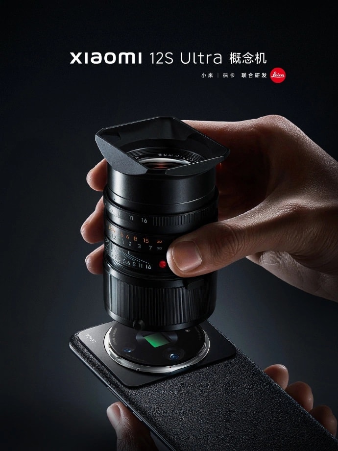Xiaomi 12S Ultra con lentes intercambiables Leica