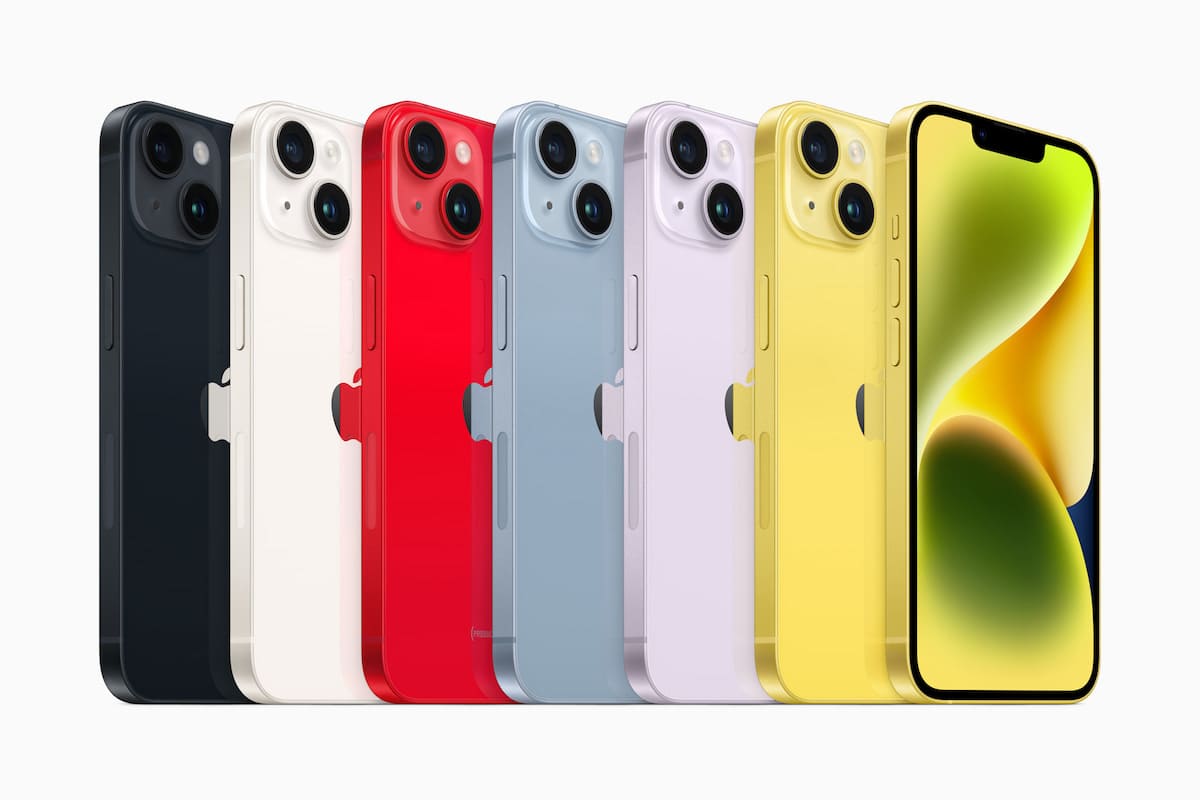 Apple iPhone 14 colores