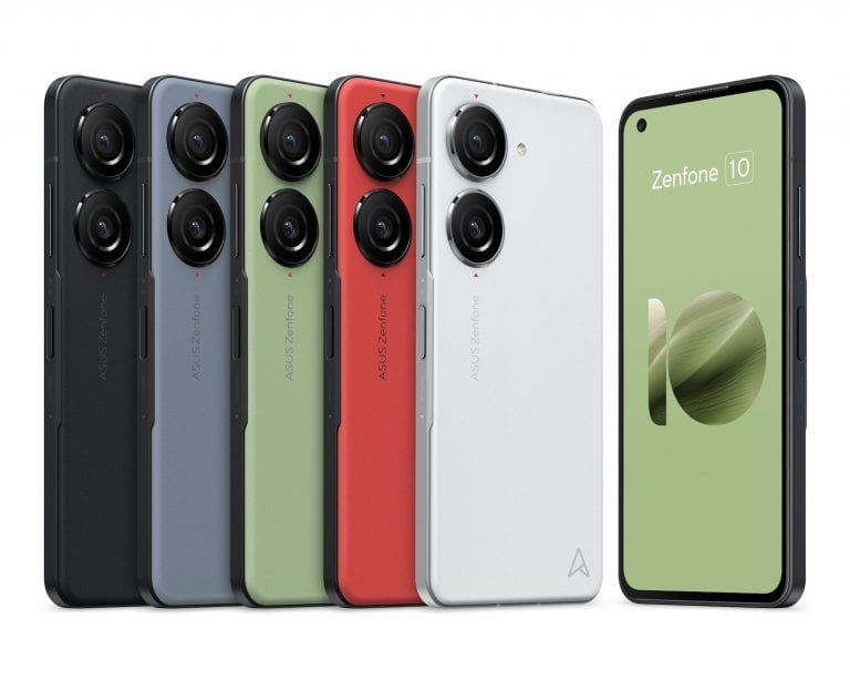 Asus Zenfone 10 se filtra en fotos oficiales mostrando diseño y colores