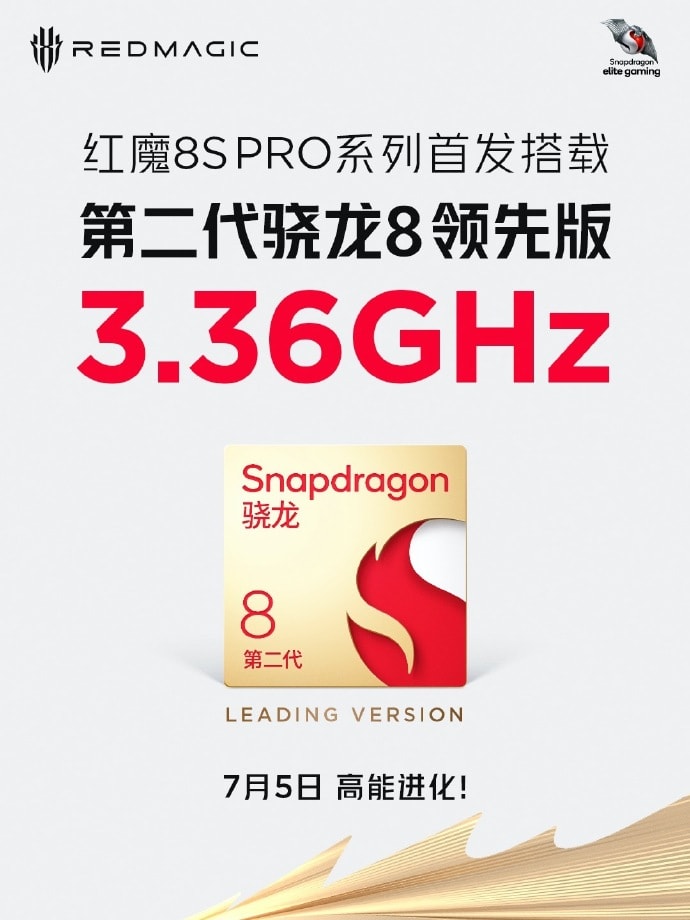 RedMagic 8S Pro utilizará una versión especial del Snapdragon 8 Gen 2