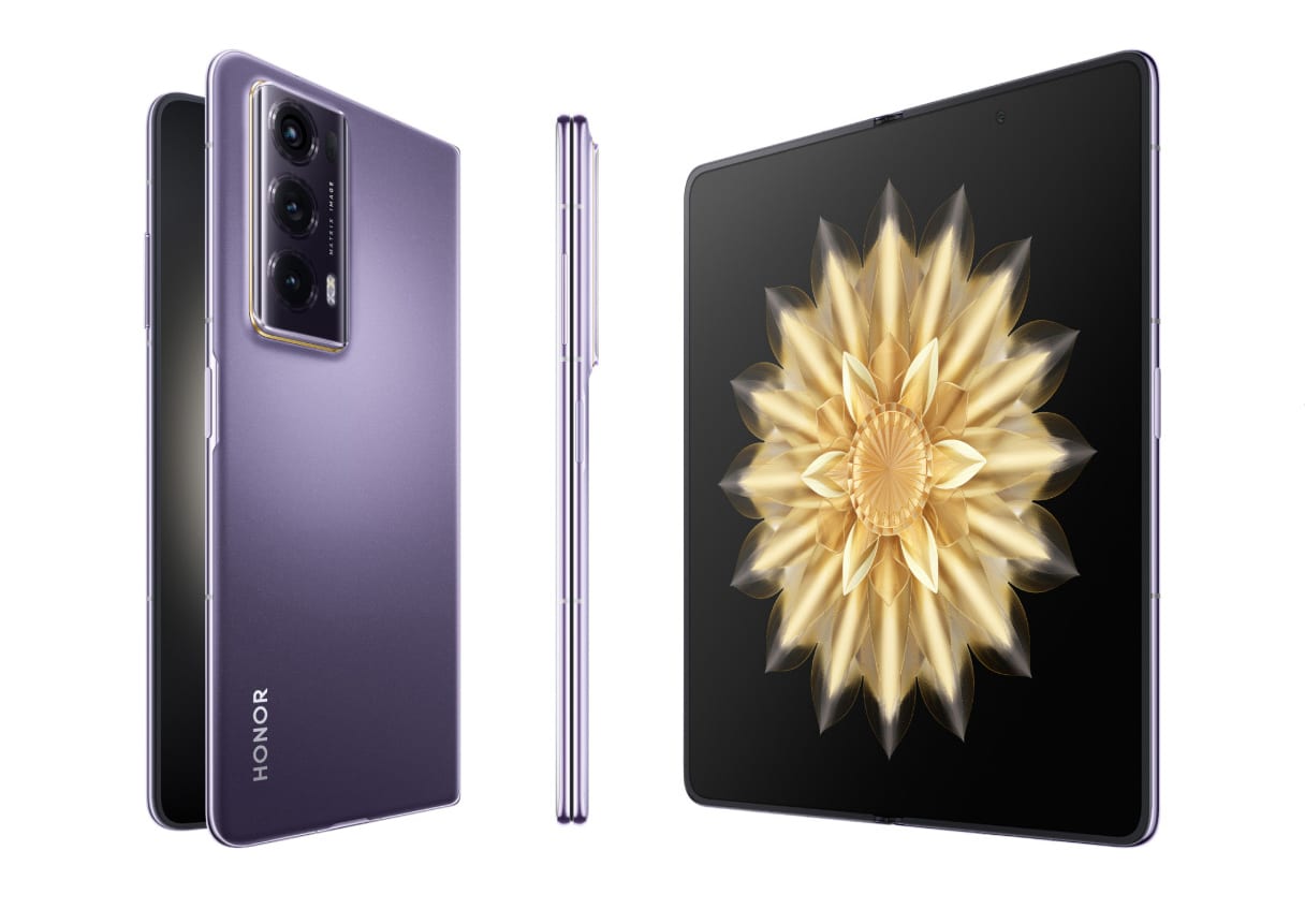 Honor Magic V2 anunciado como el plegable más delgado del mundo