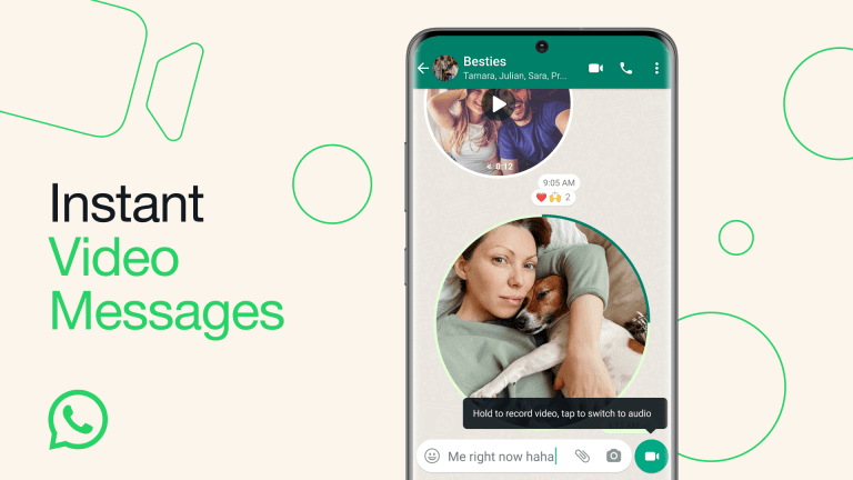 Como enviar mensajes de video instantáneos en WhatsApp