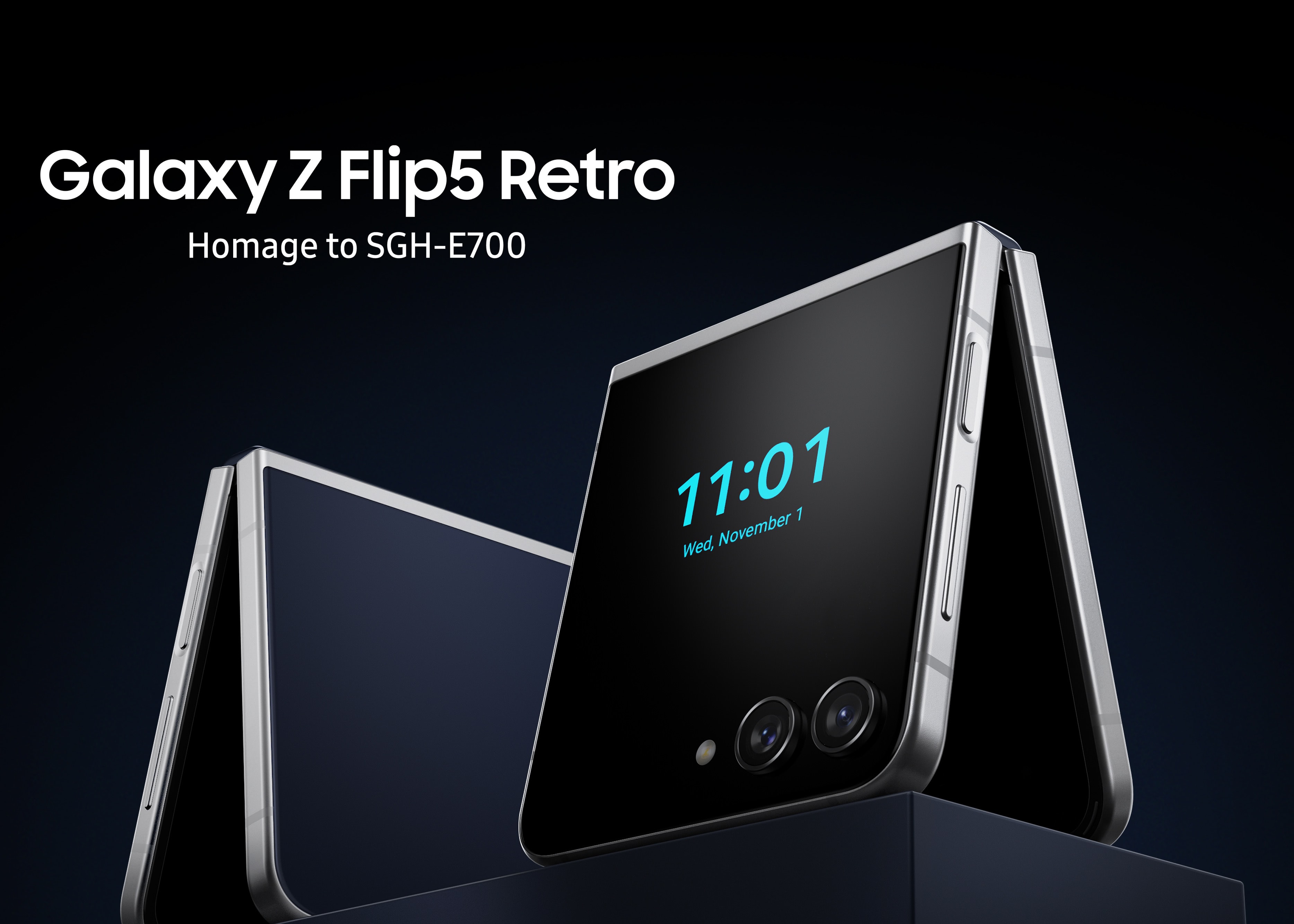 El Galaxy Z Flip5 Retro homenajea a los plegables originales de Samsung