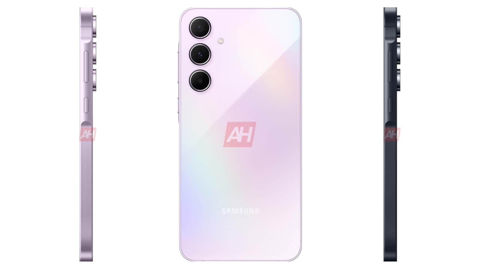 Samsung Galaxy A55 se filtra en imágenes mostrando tres opciones de colores